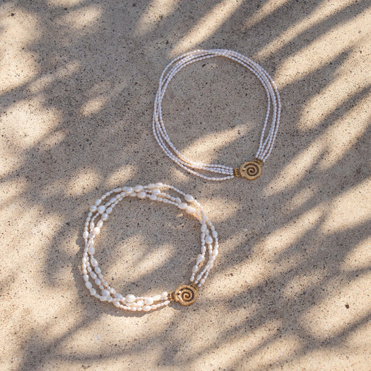 Spiral Pearls Necklace